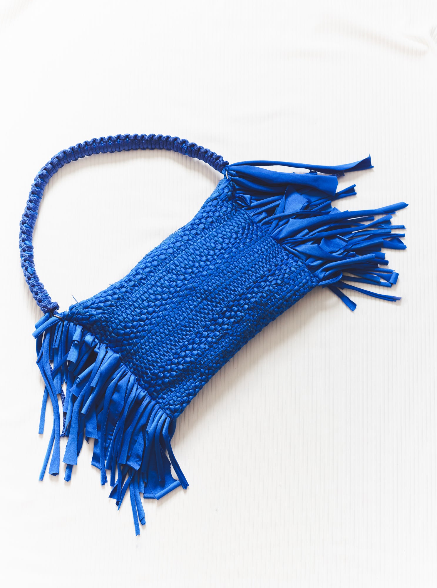 BOLSA FIAPO BAGUETE AZUL