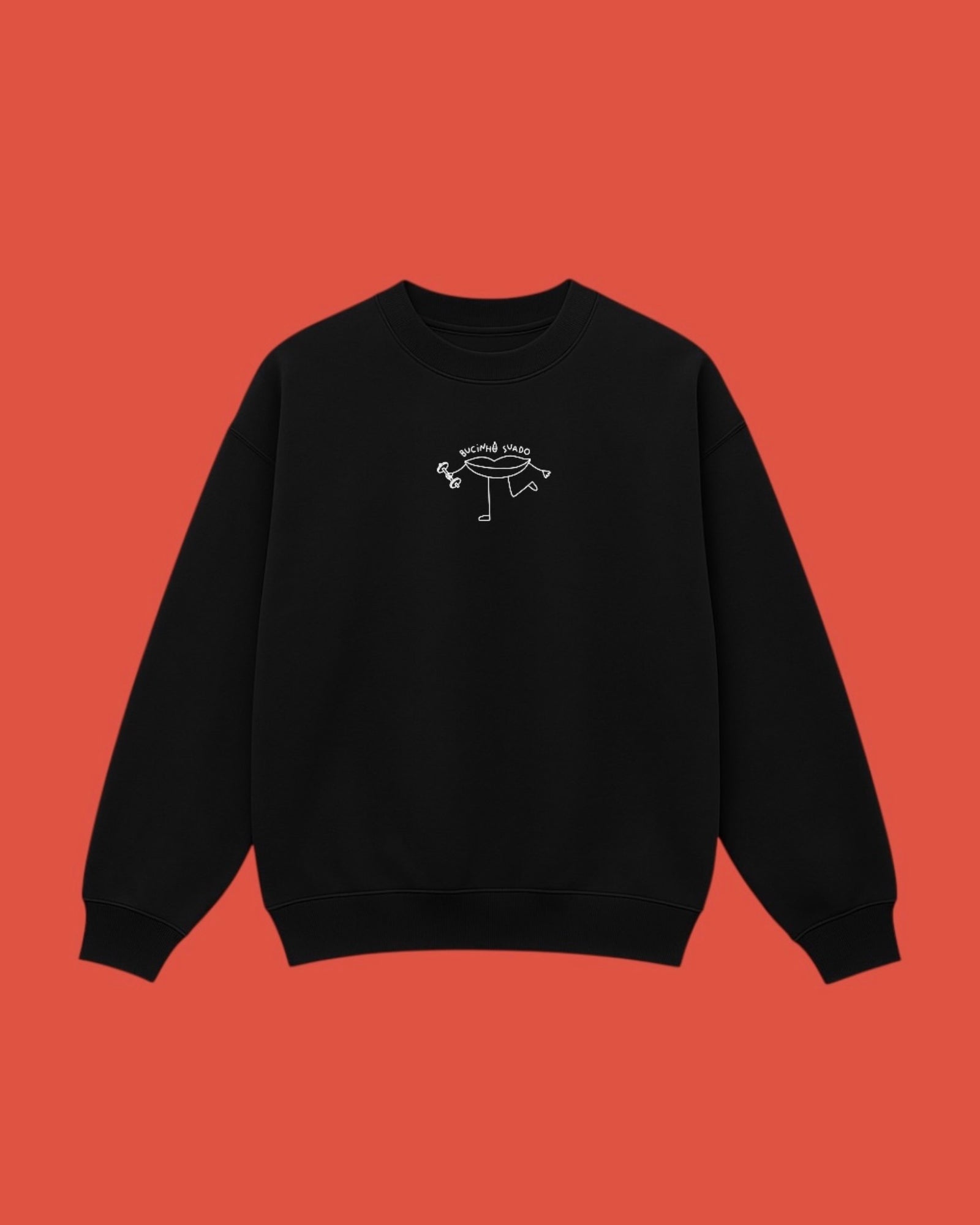 Moletom Bucinho Suado (preto)