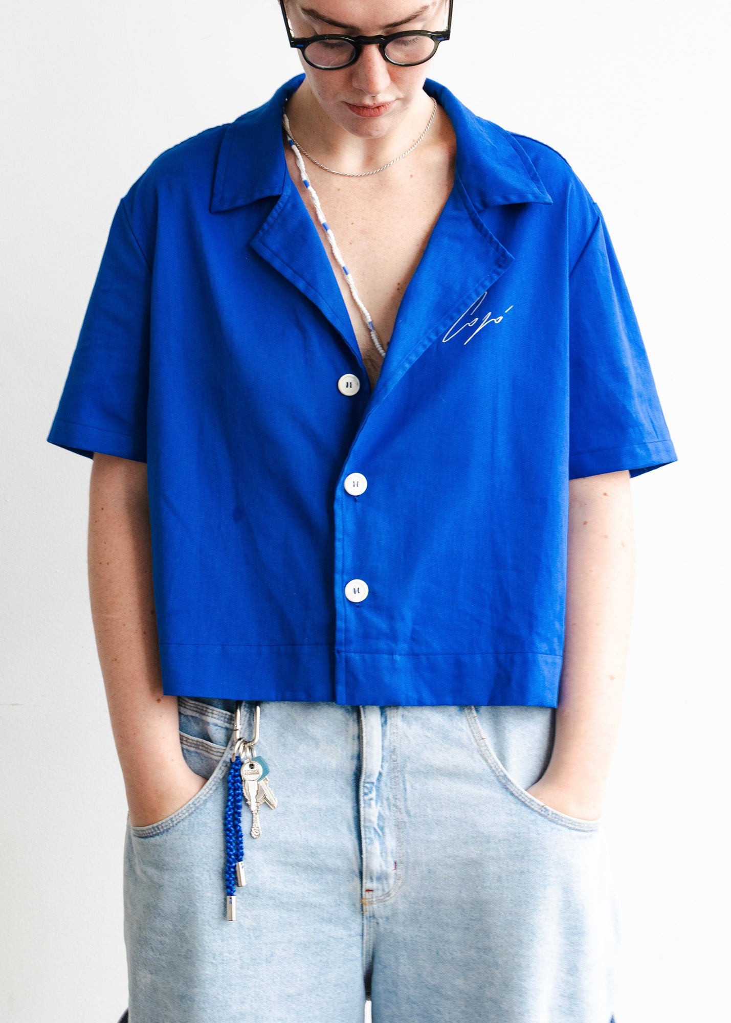 CAMISA XEY AZUL